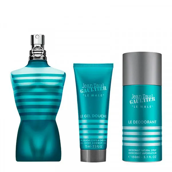 Set Nước Hoa Nam Jean Paul Gaultier Le Male Eau De Toilette 3 Món