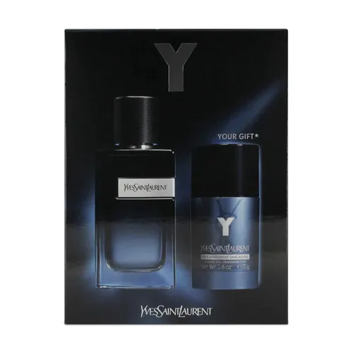 Set Nước Hoa Nam Yves Saint Laurent YSL Y EDP 100ml + Lăn Khử Mùi YSL Y Stick Deodorant 75g