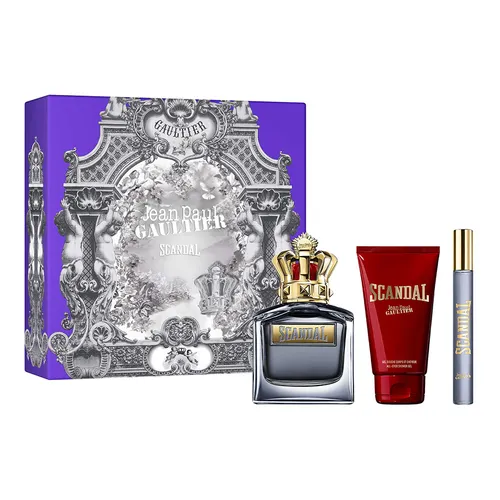 Set Nước Hoa Nam Jean Paul Gaultier Scandal Pour Homme 3 Món (EDT 100ml + Mini 10ml + Shower Gel 75ml)