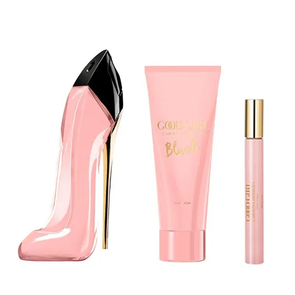Set Nước Hoa Nữ Carolina Herrera Good Girl Blush EDP 3 Món ( EDP 80ml + EDP 10ml + Body Lotion 100ml)