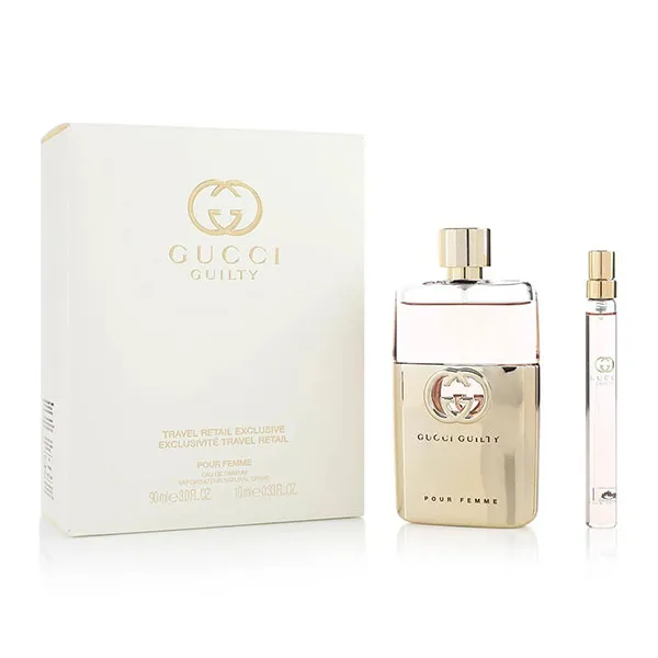 Set Nước Hoa Nữ Gucci Guilty Pour Femme Eau De Parfum Travel Set (90ml + 10ml)