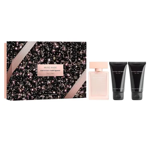Set Nước Hoa Nữ Narciso Rodriguez For Her Musc Nude Eau De Parfum 3 Món