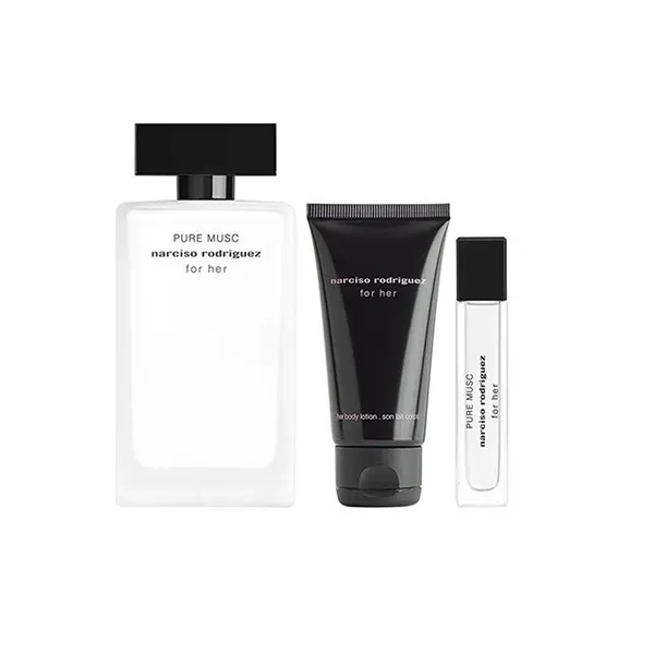 Set Nước Hoa Nữ Narciso Rodriguez Pure Musc For Her EDP 3 Món (100ml + 10ml + 50ml)