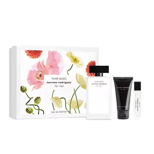 Set Nước Hoa Nữ Narciso Rodriguez Pure Musc For Her EDP 3 Món (100ml + 10ml + 50ml)