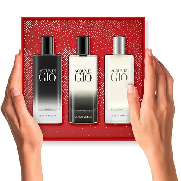 Set Nước Hoa Nam Giorgio Armani Acqua Di Gio Mini 15ml x 3