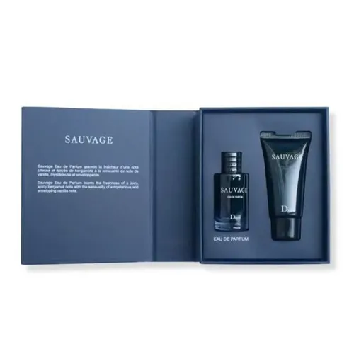 Set Nước Hoa Nam Dior Sauvage 2 Món (EDP Mini 10ml + Sữa Tắm 20ml)