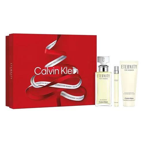 Set Nước Hoa Nữ Calvin Klein CK Eternity For Women (EDP 100ml + EDP Mini 10ml + Body Lotion 100ml)