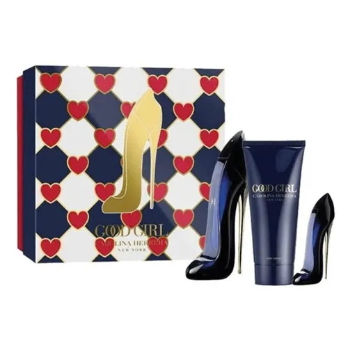 Set Nước Hoa Nữ Carolina Herrera Good Girl Gift Set 3 Món (Nước Hoa 50ml+ Mini 7ml + Body lotion 75ml)
