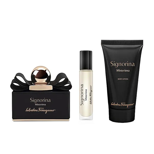 Set Nước Hoa Nữ Salvatore Ferragamo Signorina Misteriosa EDP (100ml + Mini 10ml + Lotion 50ml)