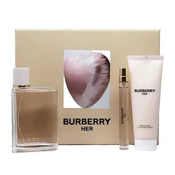 Set Nước Hoa Nữ Burberry Her Eau De Parfum 3 Piece Gift Set 3 Món
