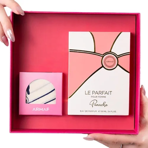 Set 2 Món Nước Hoa + Khăn Nữ Armaf Le Parfait Pour Femme Panache EDP 100ml